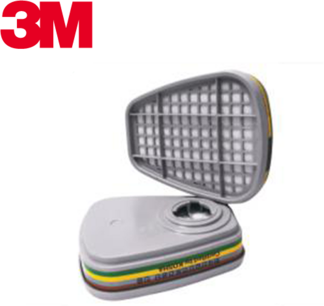 3m 6006k 방독정화통 쓰리엠 마스크필터, 2개, 1쌍