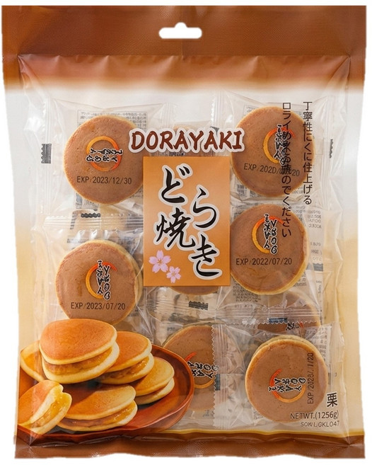 고소하고 촉촉한 도라야끼 밤맛 개별포장, 1개, 256g