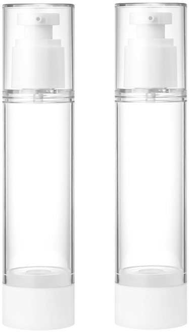 닥터보틀 에어리스 공병 퓨어 진공 에센스 용기, 2개, 100ml / 투명