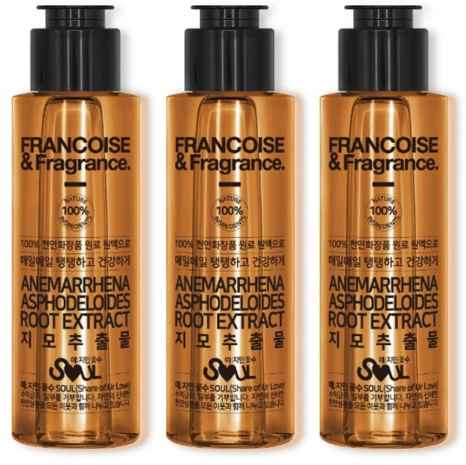 프랑스와즈 지모추출물, 100ml, 3개 - 쿠팡