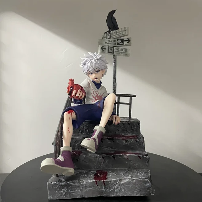 2위 - 헌터X헌터 키르아조르딕 피규어 액션피규어 PVC 34cm, 소매 박스 포함