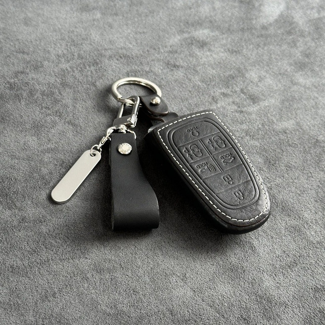 이지스 리츠S 더뉴그랜저 더뉴싼타페 투싼NX4 펠리세이드 소나타DN8 아반떼 CN7 차키케이스, 블랙, H-06(7버튼)