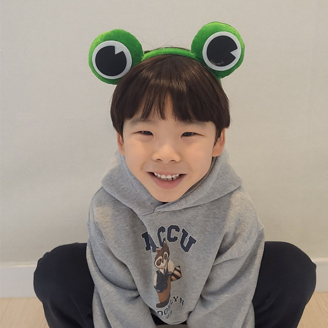 개구리 머리띠 5개세트 (아이 어른 모두착용 가능해요), 5개