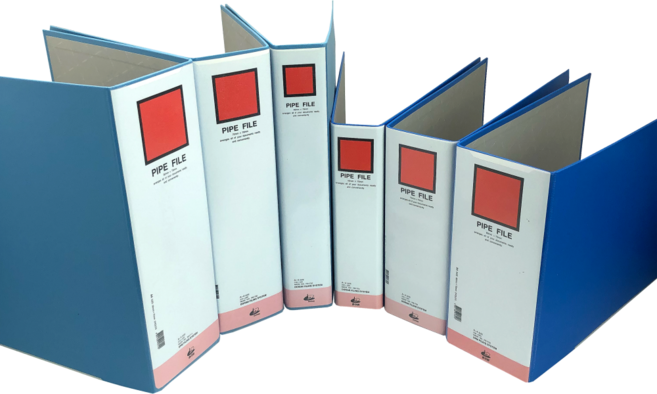 문구로드 2공 파이프 바인더 4 6 7 9cm 공간격 70mm 가로세로형, A3 4*7(가로형), 1개, 하늘색