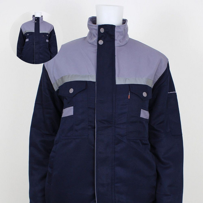 겨울작업복상의 겨울 방한 작업복 누빔 패딩 점퍼 근무복 공장 회사