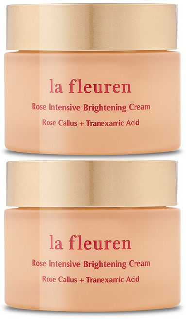 라프레앙 로즈 화이트닝 미백크림 50ml 트라넥삼산 기미 잡티 미백 기능성 크림, 2개