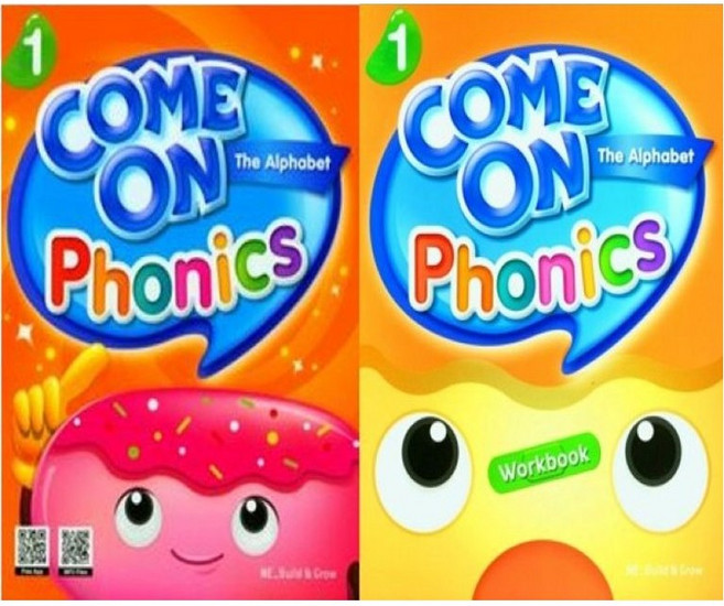 Come On Phonics 1 교재+워크북 세트(전2권) With QR, 페이퍼백