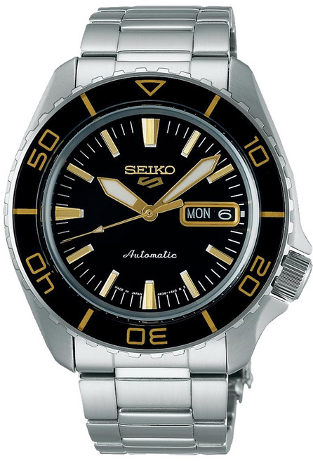 SEIKO5 男士運動自動機械錶 SKX 新款西裝風格不鏽鋼金屬手錶 SBSA261