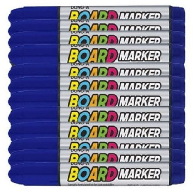 동아 보드마카 수성펜 화이트마카 2.0mm 파랑 12개 스테인플러 호치키스 스템플러 펀치 문구용품, 상세페이지 참조, 1개, 1개