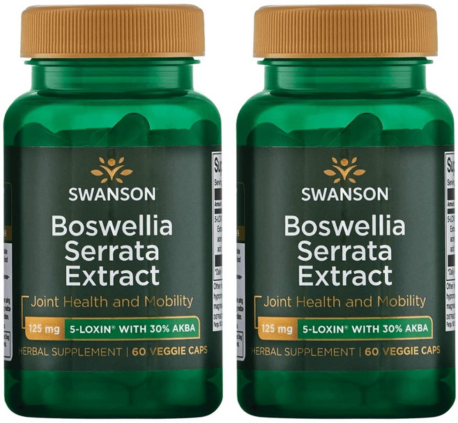 스완슨 보스웰리아 세라타 60캡슐 2개, 60정