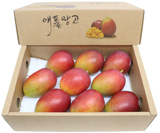 삼다몰 제주 애플망고 3kg, 애플망고(대) 3kg(9~10과), 1박스