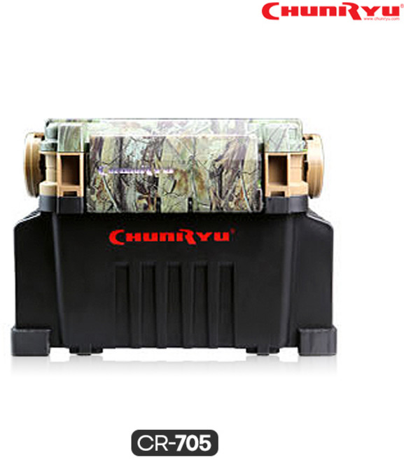 천류 프리미엄 올라운드 태클박스 메이호 호환 낚시 가방, 1개, CR-705 블랙/정글카모