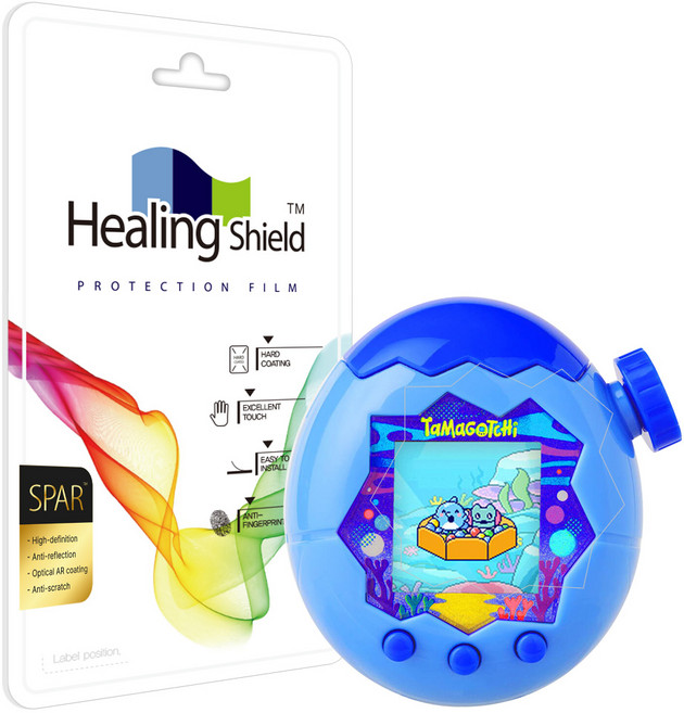 [호환]다마고치 파라다이스 슈페리어 AR 고화질 액정보호필름 2매