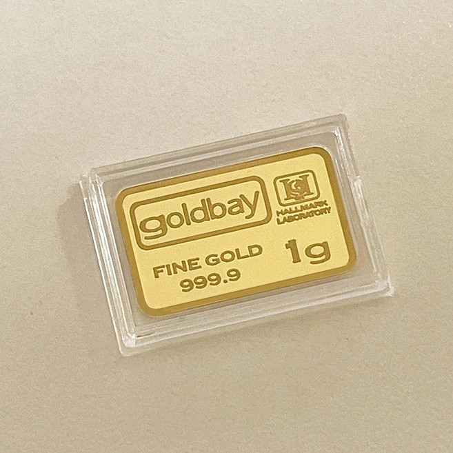 [골드베이미니] 순금 1g 미니골드바 콩알금 땅콩금 24K 999.9