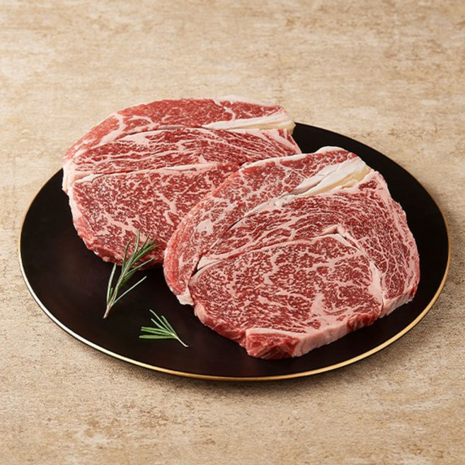 [작심밀도]횡성한우 등심 스테이크용 500g / 1등급이상, 없음