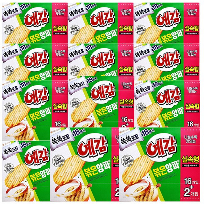 오리온 예감 볶은양파맛 306g 12개입 [박스], 12개