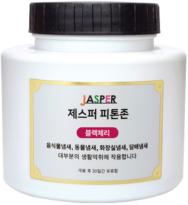 제스퍼 피톤존 블랙체리향 무소음 자동분사 국내특허 실내용탈취기 리필, 240g, 1개, 블랙체리