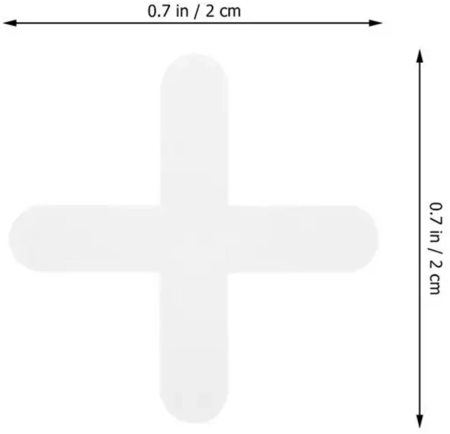 1000pcs 1/2/4mm 세라믹 타일러 스페이서 크로스 플라스틱 타일 배관공 교체 타일 레벨링 시스템 타일 레벨, 02 4mm