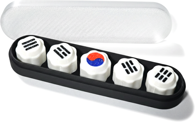 공기 놀이 세트, 태극기, 1개