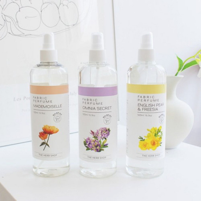 THS 더허브샵 페브릭퍼퓸 섬유향수 500ml 11종택1, 2개