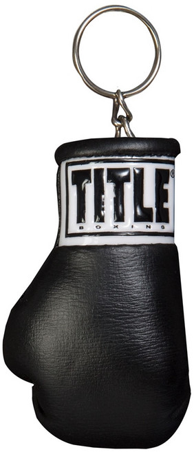 타이틀 복싱글러브 열쇠고리, 블랙
