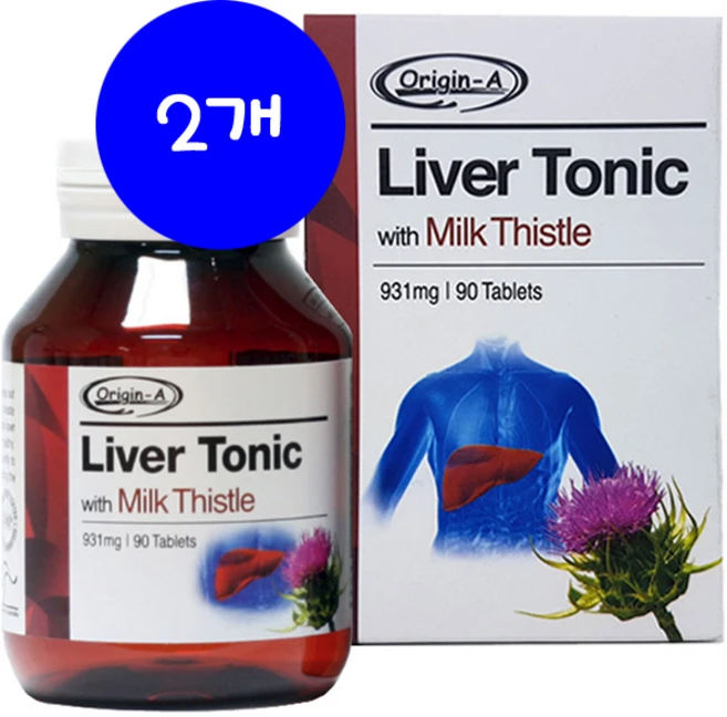 오리진에이 리버 토닉 931mg 타블릿90 2개, 단품, 90정 - 쿠팡