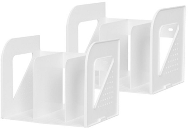 시스맥스 리템 EL 3단 책꽂이 2p, WHITE