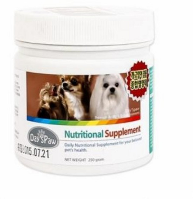 [Day's Paw정품]종합영양제_250g/데이스포 장 영양제_250g 애견영양제/데이스포 관절 영양제_250g /강아지영양제 지존!, 종합영양제