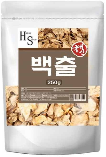 건강초이스 국내산 말린 백출 건조 삽주뿌리, 250g, 3박스