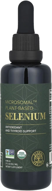 Global Healing Microsomal™ 식물성 셀레늄 200mcg 59.2ml(2fl oz), GlobalHealingMicrosomal식물성셀레늄2, 1개, 59ml - 쿠팡