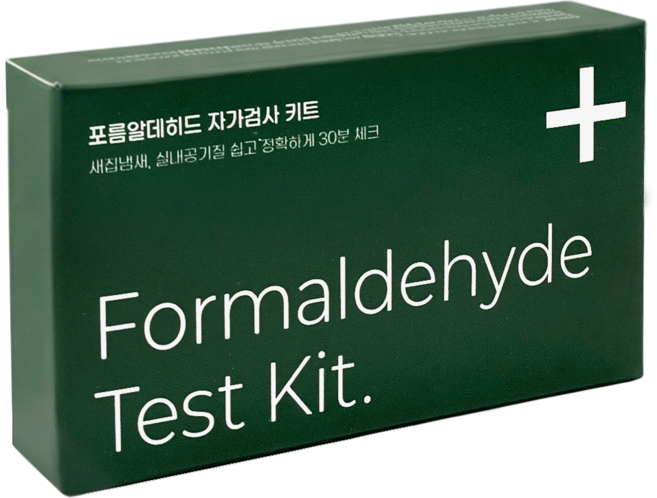 포름알데히드 자가검사 키트 실내공기질 측정 새차 새집증후군 셀프 테스트, 1개
