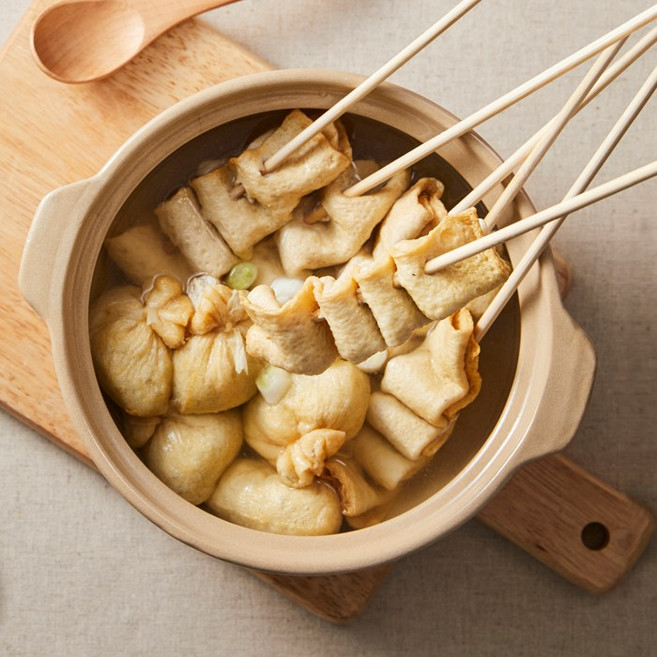 생선숙편 꼬치어묵+소스 포함, 4개, 270g