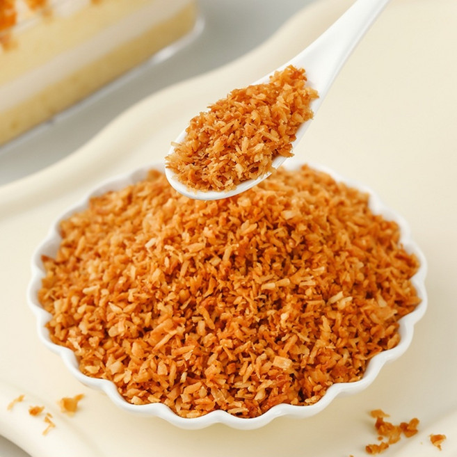 개별포장 코코넛크럼블 코코넛칩 분말 부스러기 크리스피 가루 분태 분태 구운 스낵, 200g, 200g