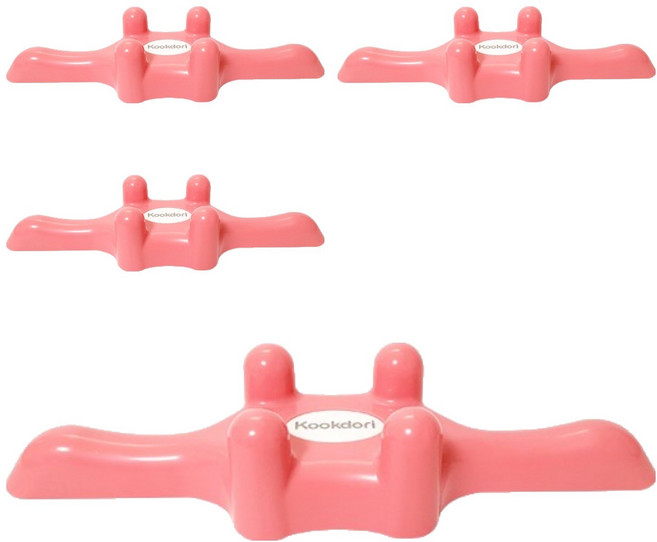 꾹도리 스트레칭바, 핑크, 4개