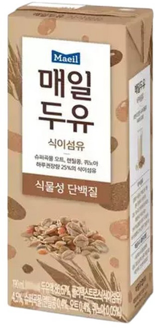매일두유 식이섬유 190ml x 12개