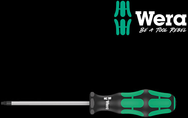 WERA tools 베라 공구 (TORX)톡스 367 별 드라이버, 1개