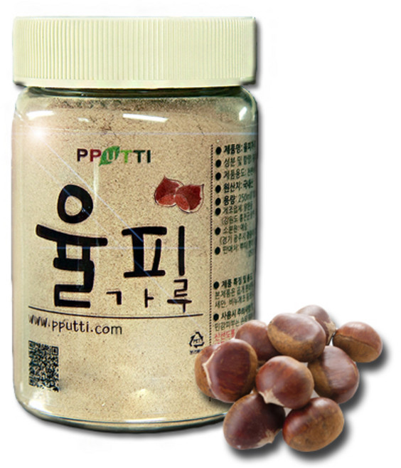 뿌띠 국산 율피가루- 피지 모공관리, 100g, 1개