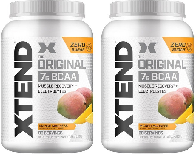 엑스텐드 더 오리지날 7G 머슬 리커버리 + 일렉트롤리츠 망고 매드니스, 1.22kg, 2개