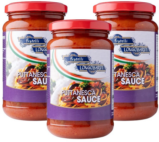 프라텔리롱고바디 푸타네스카 파스타소스, 350g, 3개