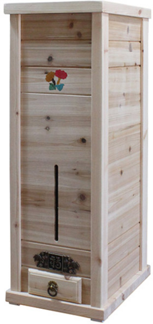 토이파파 편백나무 원목뒤주 40KG 쌀통 쌀보관함 쌀독, 본상품선택, 1개