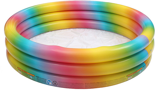 제임스마켓베이직 인텍스 컬러풀 유아 풀장 160cm 가정용풀장