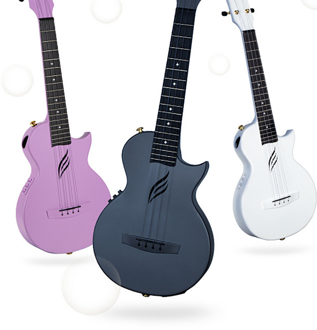 엔야 카본우쿨렐레 노바U PRO 테너사이즈, 화이트, EQ장착(O), 세팅O, 1개