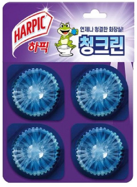 옥시 하픽 청크린 변기세정제 드롭형 4개입 1개