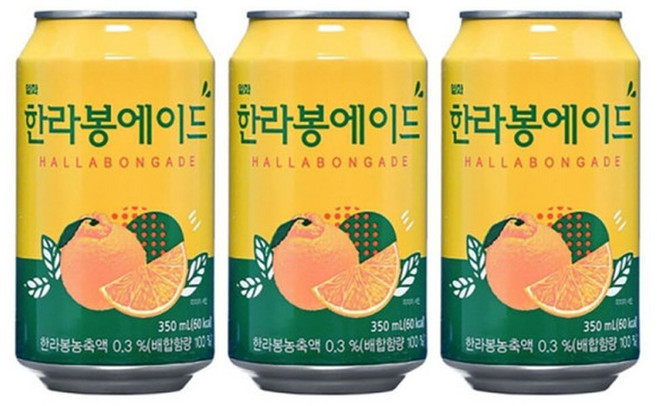 일화 한라봉 에이드 355ml x 24개