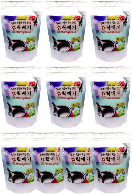 (1일 5명 한정판매 공장직판) 탁배기 수제막걸리키트 10ea 100병분량, 10개, 1.08kg