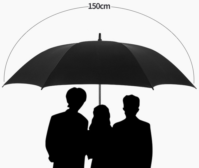 1+1 고급 대형 골프 장우산 150cm