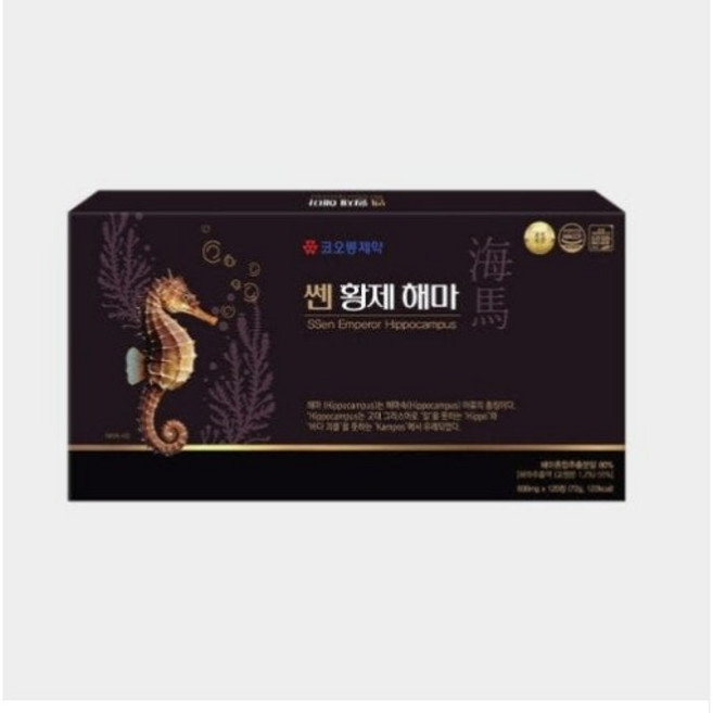 코오롱제약 쎈 황제해마, 1개, 120정