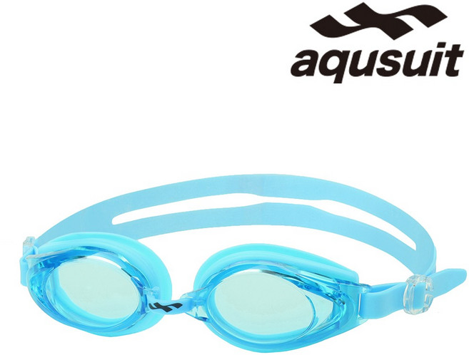 국내생산 아퀴스트 김서림방지 안티포그 수경 성인 아동 어린이 초등 물안경 실내수영장 생존수영용품 TG-1510, 스카이, 1개