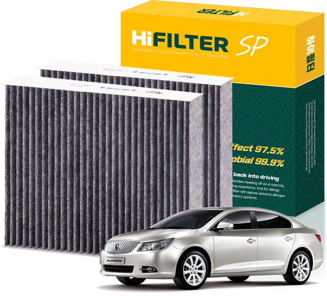 하이필터 쉐보레 알페온 활성탄 자동차 에어컨필터, 2개, 알페온 (VS300) HI-H008