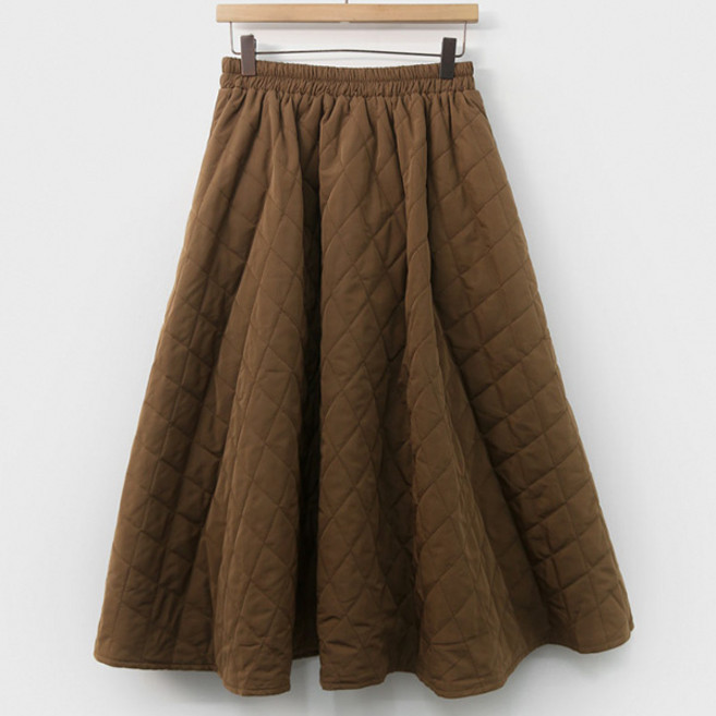 나나쿠스 춥지가 않아 누빔스커트 여성의류